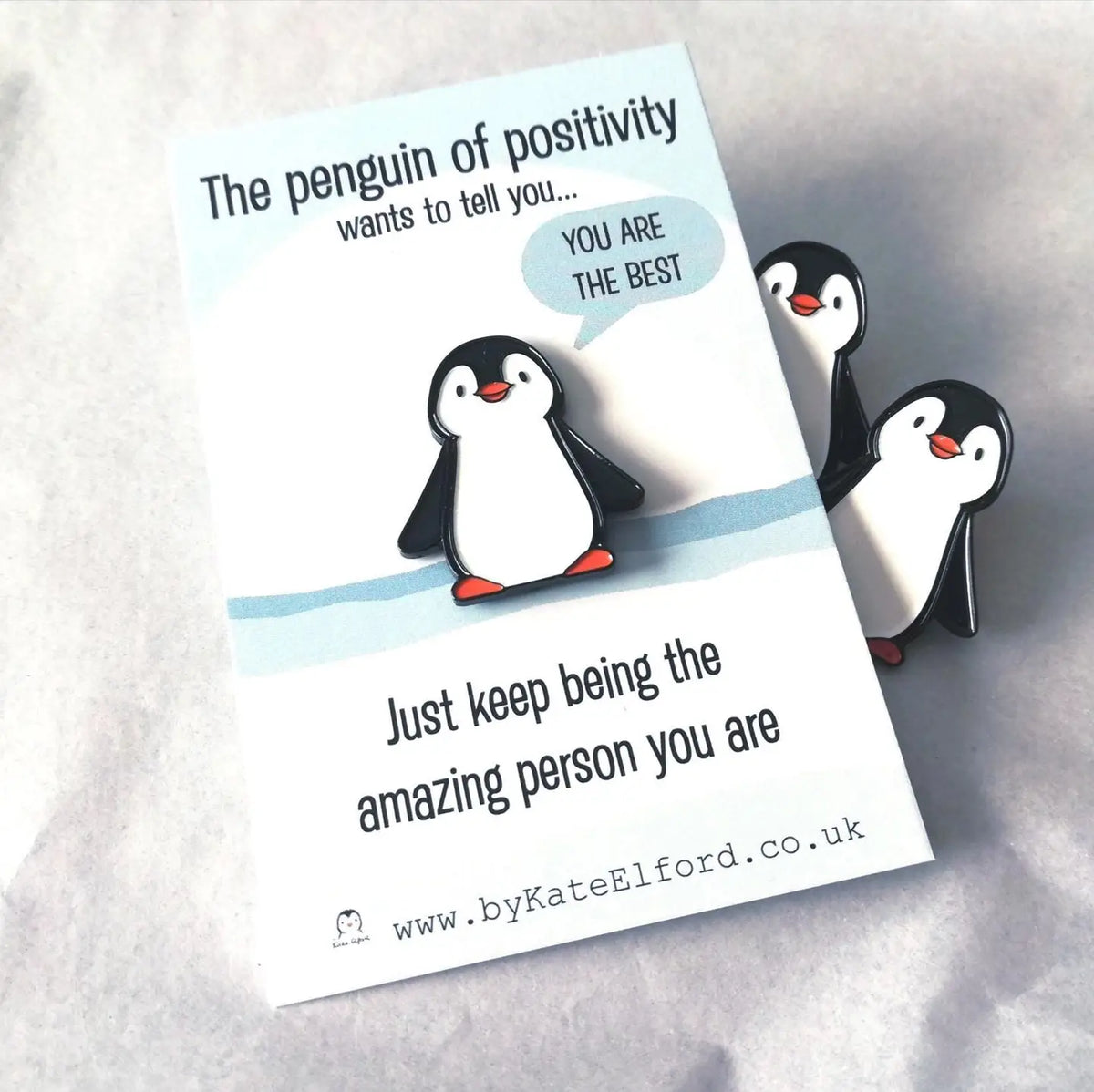 Penguin Enamel Pin Badge