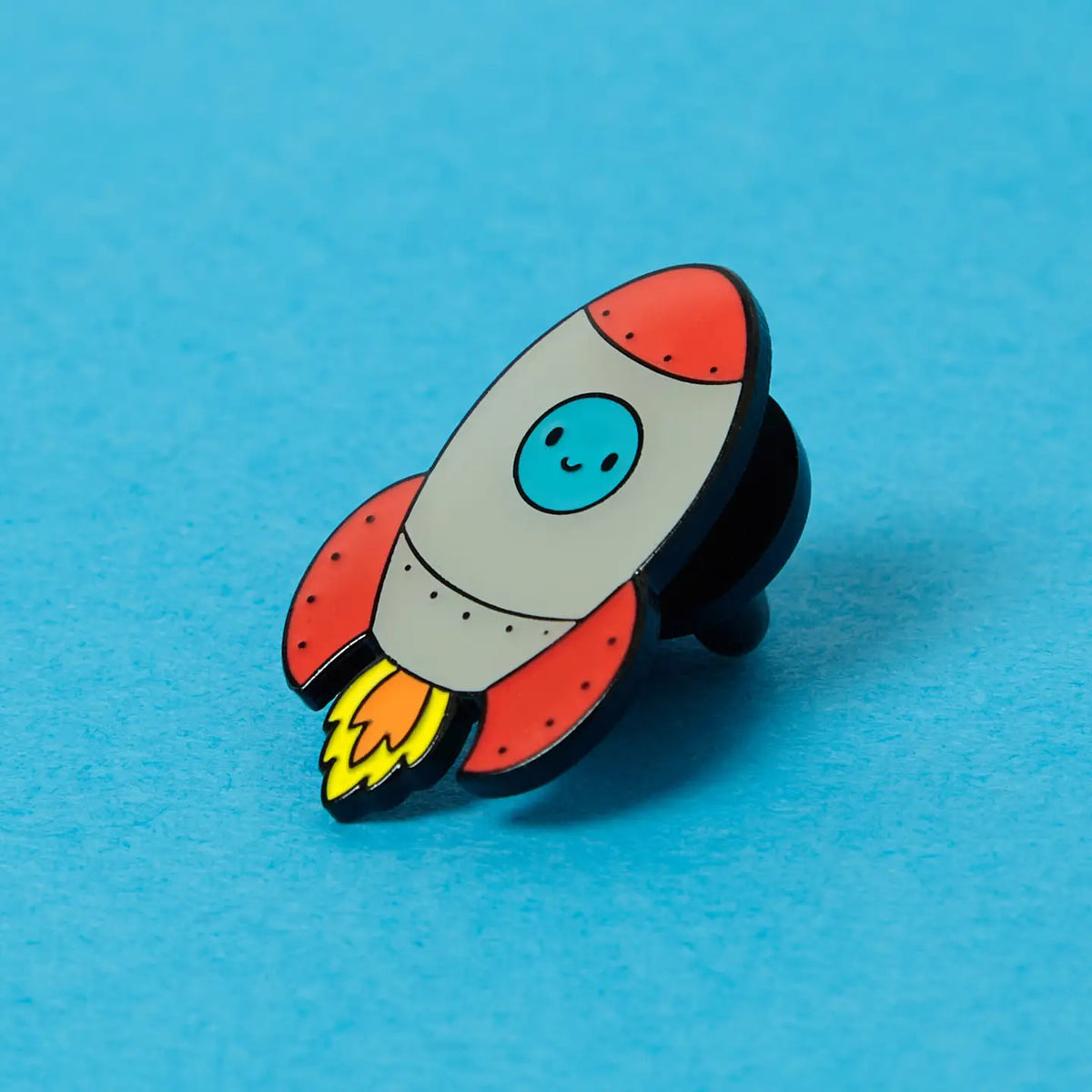 Rocket Enamel Pin Badge