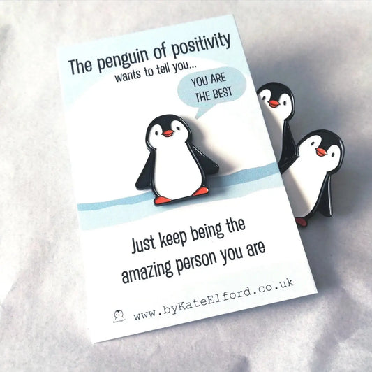Penguin Enamel Pin Badge