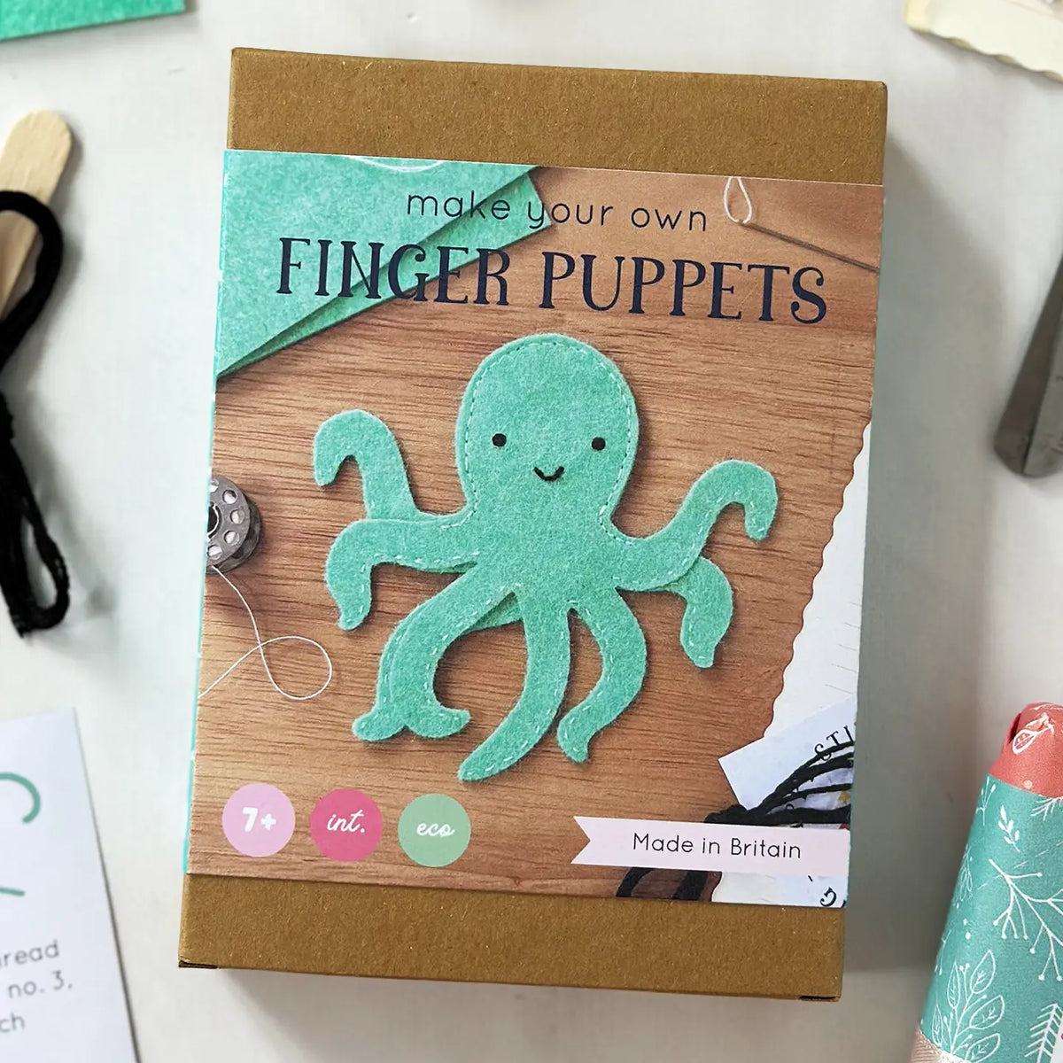 Make your own - Octopus Finger Puppet